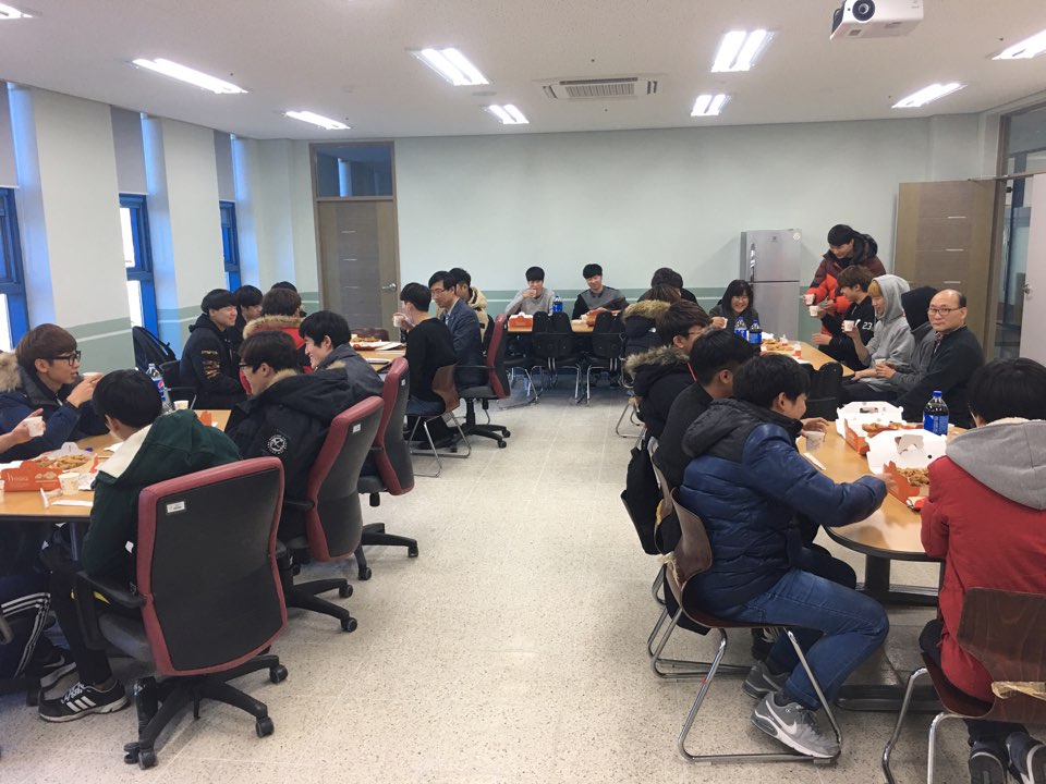 20161124 3학년 회식