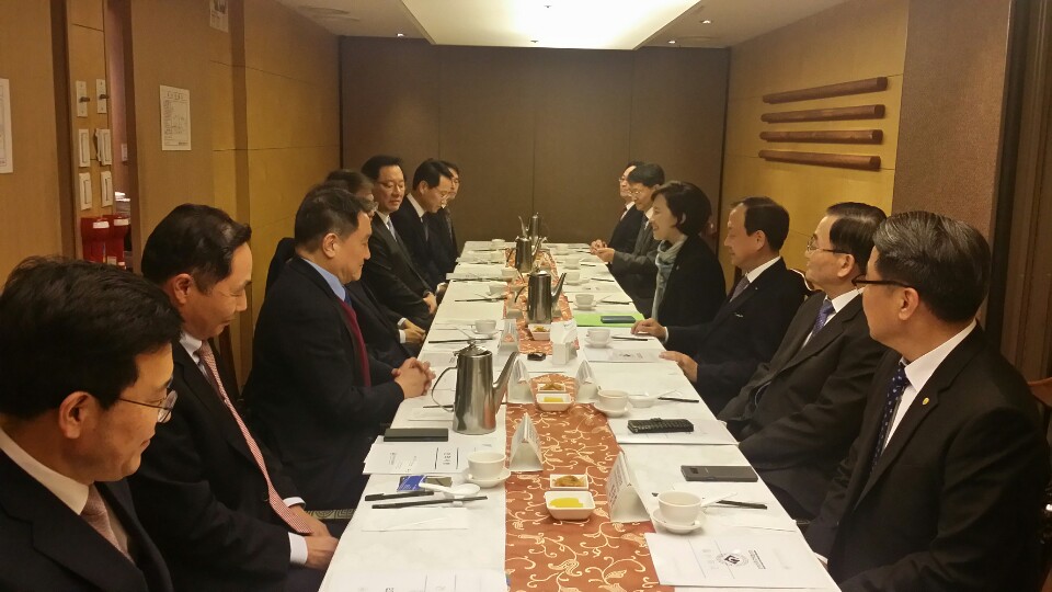 교육부장관 간담회